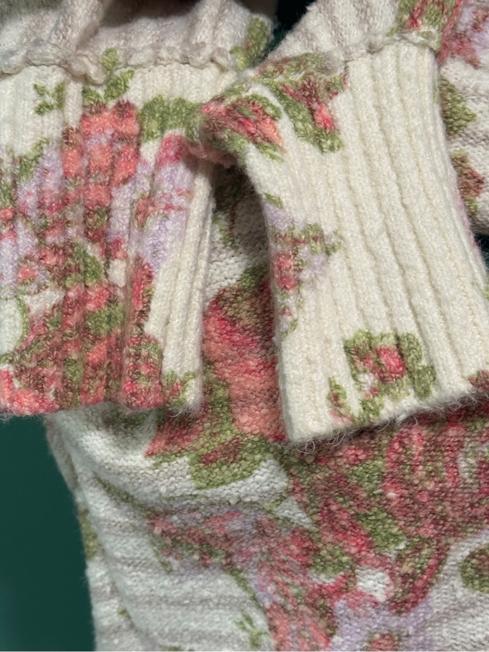 Free People Bed of Roses Sweater cotton blend - Picture 8 of 10